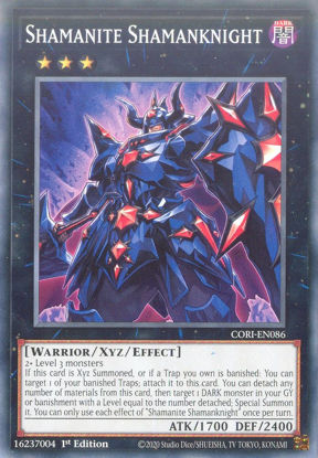 Shamanite Shamanknight - CORI-EN086 - Common 1st Edition