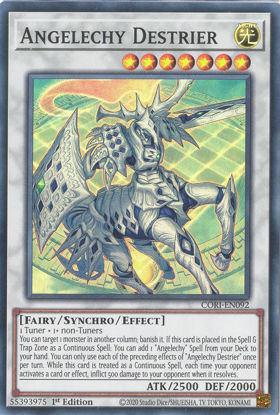 Angelechy Destrier - CORI-EN092 - Super Rare 1st Edition