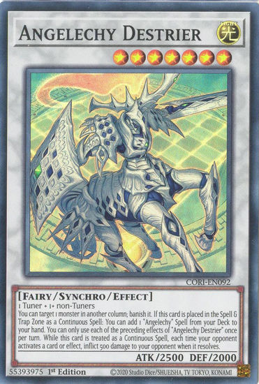 Angelechy Destrier - CORI-EN092 - Super Rare 1st Edition