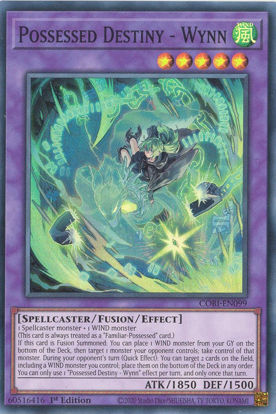 Possessed Destiny - Wynn - CORI-EN099 - Super Rare 1st Edition