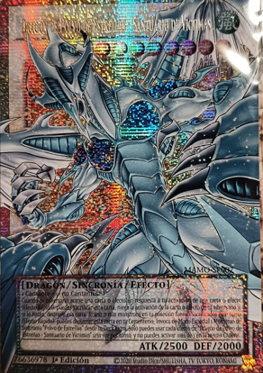 Stardust Dragon - Victim Sanctuary - MAMO-EN007 - Extended Art | Starligh Rare 1st Edition