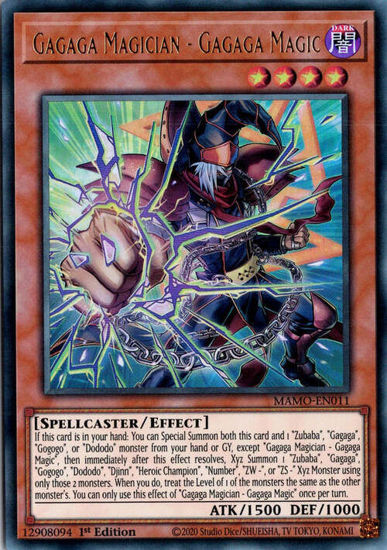 Gagaga Magician - Gagaga Magic - MAMO-EN011 - Ultra Rare 1st Edition