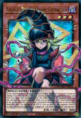 Gagaga Girl - Cell Phone Subtraction - MAMO-EN012 - Extended Art | Ultra Rare 1st Edition