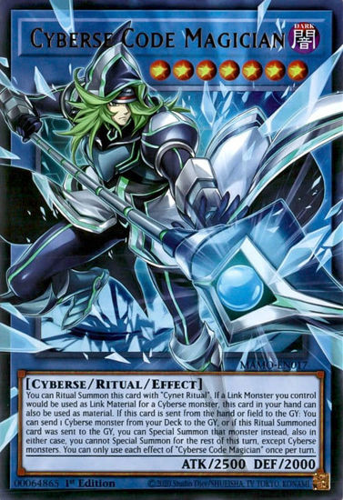 Cyberse Code Magician - MAMO-EN017 - Extended Art | Ultra Rare 1st Edition