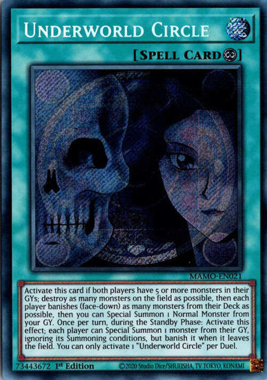 Underworld Circle - MAMO-EN021 - Secret Rare 1st Edition