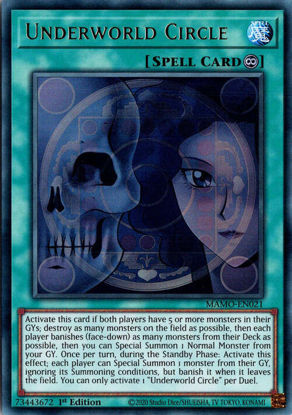 Underworld Circle - MAMO-EN021 - Ultra Rare 1st Edition