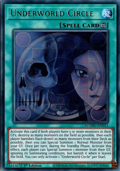 Underworld Circle - MAMO-EN021 - Ultra Rare 1st Edition