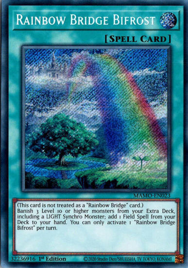 Rainbow Bridge Bifrost - MAMO-EN023 - Secret Rare 1st Edition