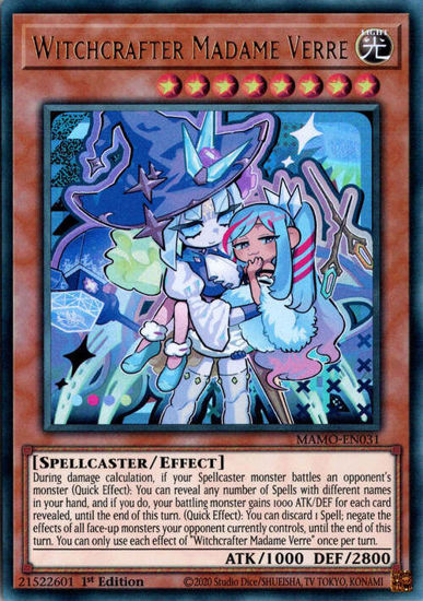 Witchcrafter Madame Verre - MAMO-EN031 - Ultra Rare 1st Edition