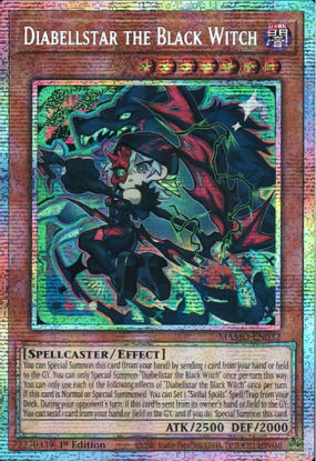 Diabellstar the Black Witch - MAMO-EN032 - Starlight Rare 1st Edition