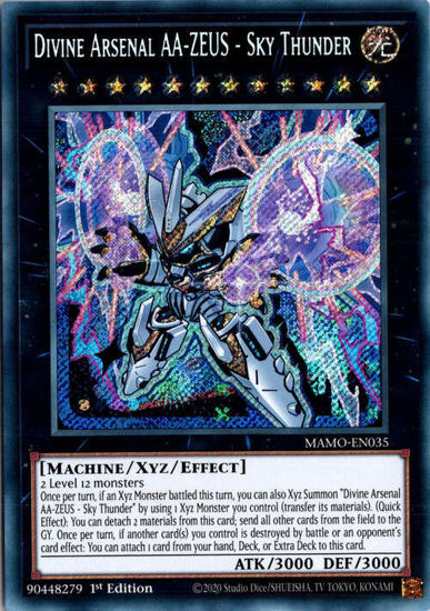 Divine Arsenal AA-ZEUS - Sky Thunder - MAMO-EN035 - Secret Rare 1st Edition