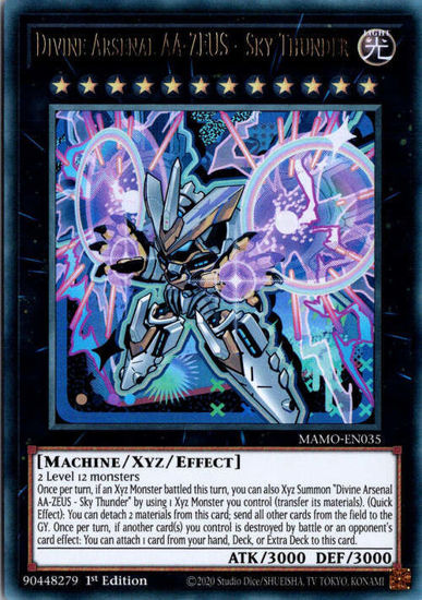 Divine Arsenal AA-ZEUS - Sky Thunder - MAMO-EN035 - Ultra Rare 1st Edition