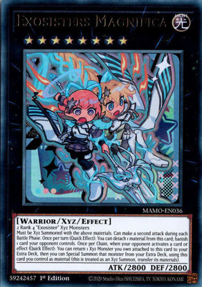 Exosisters Magnifica - MAMO-EN036 - Ultra Rare 1st Edition