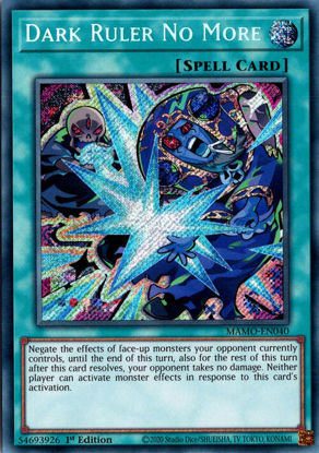 Dark Ruler No More - MAMO-EN040 - Secret Rare 1st Edition