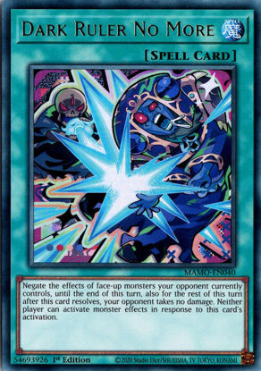 Dark Ruler No More - MAMO-EN040 - Ultra Rare 1st Edition