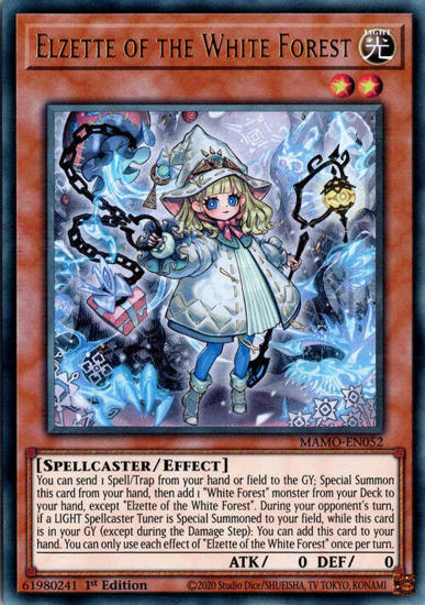 Elzette of the White Forest - MAMO-EN052 - Ultra Rare 1st Edition