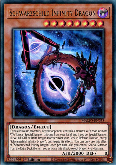Schwarzschild Infinity Dragon - MAMO-EN053 - Ultra Rare 1st Edition