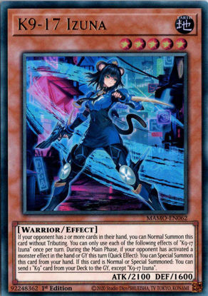 K9-17 Izuna - MAMO-EN062 - Ultra Rare 1st Edition