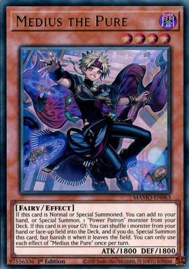 Medius the Pure - MAMO-EN063 - Ultra Rare 1st Edition