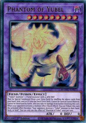 Phantom of Yubel - MAMO-EN075 - Ultra Rare 1st Edition