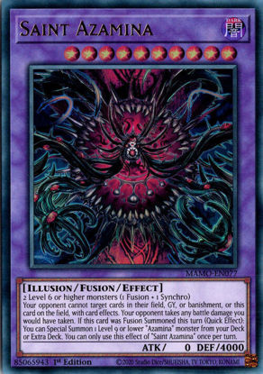 Saint Azamina - MAMO-EN077 - Ultra Rare 1st Edition
