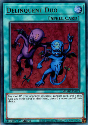 Delinquent Duo - MAMO-EN093 - Ultra Rare 1st Edition
