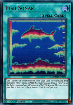Fish Sonar - MAMO-EN095 - Ultra Rare 1st Edition