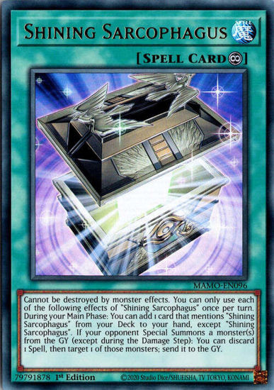 Shining Sarcophagus - MAMO-EN096 - Ultra Rare 1st Edition