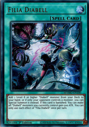 Filia Diabell - MAMO-EN100 - Ultra Rare 1st Edition
