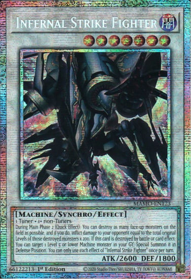 Infernal Strike Fighter - MAMO-EN123 - Starlight Rare 1st Edition
