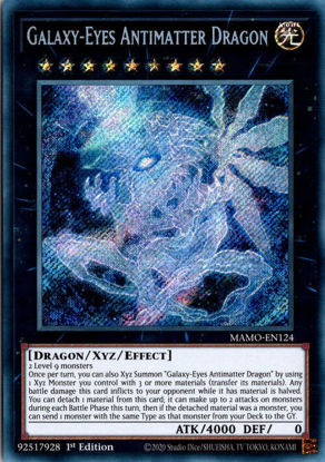 Galaxy-Eyes Antimatter Dragon - MAMO-EN124 - Secret Rare 1st Edition