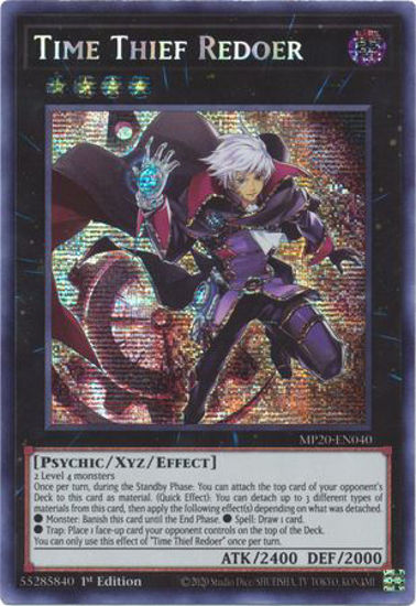 Time Thief Redoer - MP20-EN040 - Prismatic Secret Rare 1st Edition