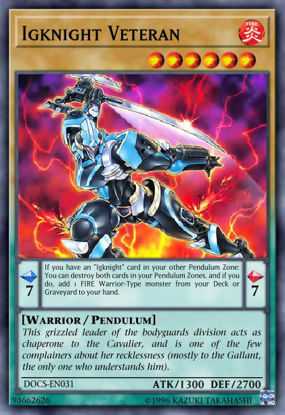 Igknight Veteran - MP16-EN131 - Common 1st Edition