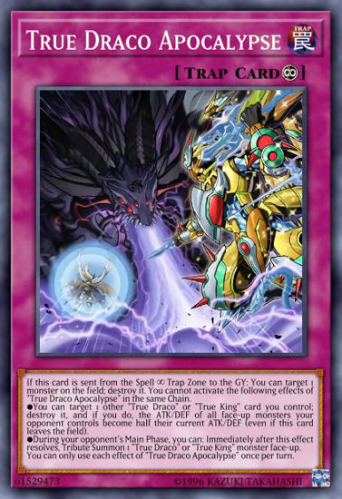 True Draco Apocalypse - MP18-EN023 - Common 1st Edition