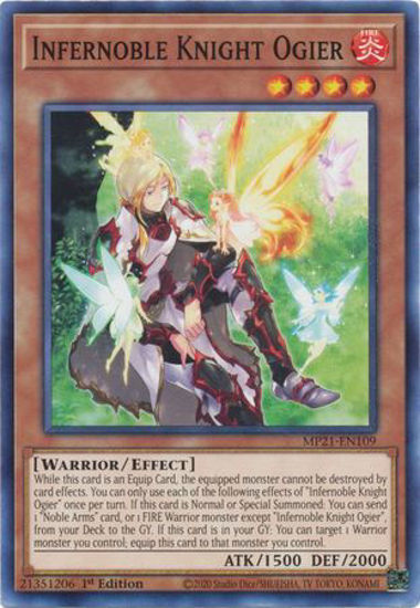 Infernoble Knight Ogier - MP21-EN109 - C 1st Edition