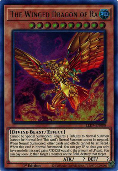 The Winged Dragon Of Ra - LDK2-ENS03 - Ultra Rare Limited Edition - Yu-Gi-Oh! TCG