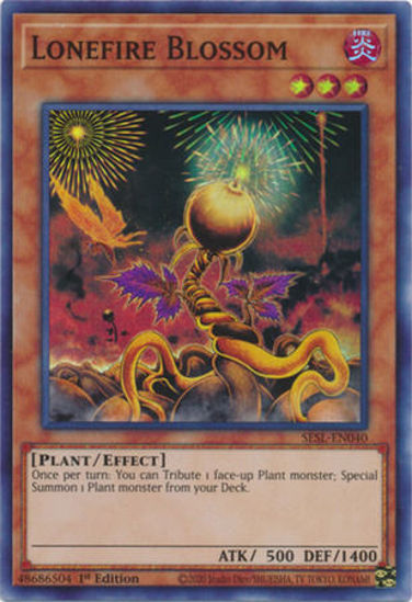 Lonefire Blossom - SESL-EN040 - Super Rare 1st Edition