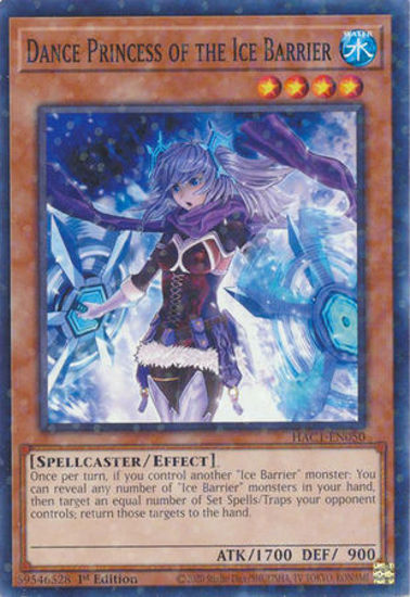 Dance Princess of the Ice Barrier - HAC1-EN050 - Common 1st Edition