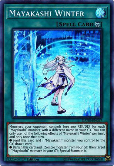 Mayakashi Winter - DANE-EN057 - Super Rare 1st Edition