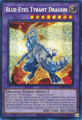 Blue-Eyes Tyrant Dragon - MP23-EN019 - Prismatic Secret Rare 1st Edition