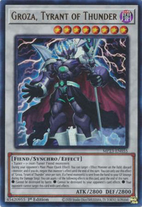 Groza, Tyrant of Thunder - MP23-EN055 - Ultra Rare 1st Edition