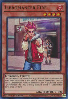 Libromancer Fire - MP23-EN058 - Ultra Rare 1st Edition