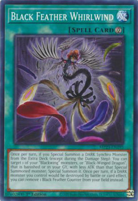 Black Feather Whirlwind - MP23-EN195 - Common 1st Edition