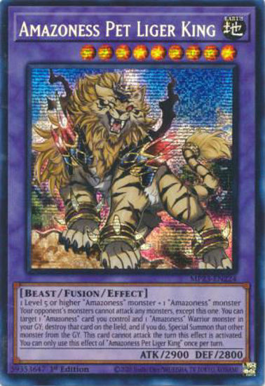 Amazoness Pet Liger King - MP23-EN224 - Prismatic Secret Rare 1st Edition