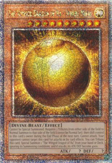 The Winged Dragon of Ra - Sphere Mode - RA01-EN007 - (V.5 - Quarter Century Secret Rare) 1st Edition