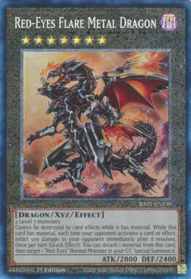 Red-Eyes Flare Metal Dragon - RA01-EN038 - (V.6 - Collectors Rare) 1st Edition