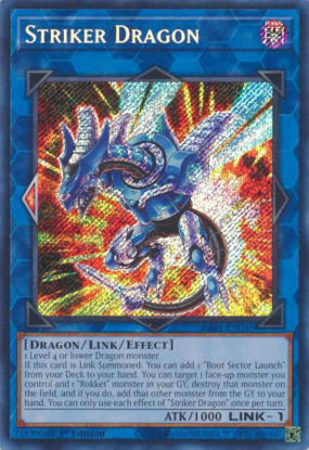 Striker Dragon - RA01-EN046 - (V.3 - Secret Rare) 1st Edition