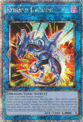 Striker Dragon - RA01-EN046 - (V.5 - Quarter Century Secret Rare) 1st Edition