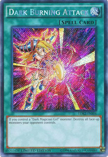 Dark Burning Attack - LDK2-ENS04 - Secret Rare Unlimited