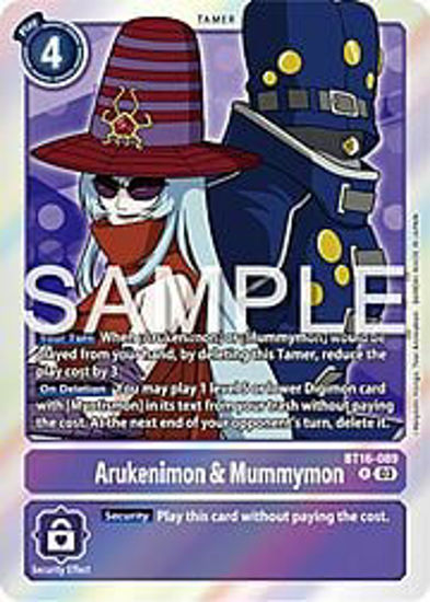 Arukenimon & Mummymon - BT16-089 - Rare Foil